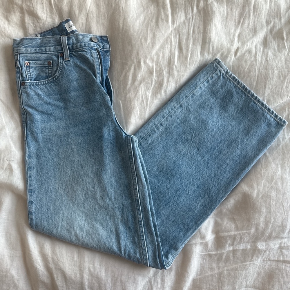 Aritzia Denim Forum Low Rise Wide Leg Jeans